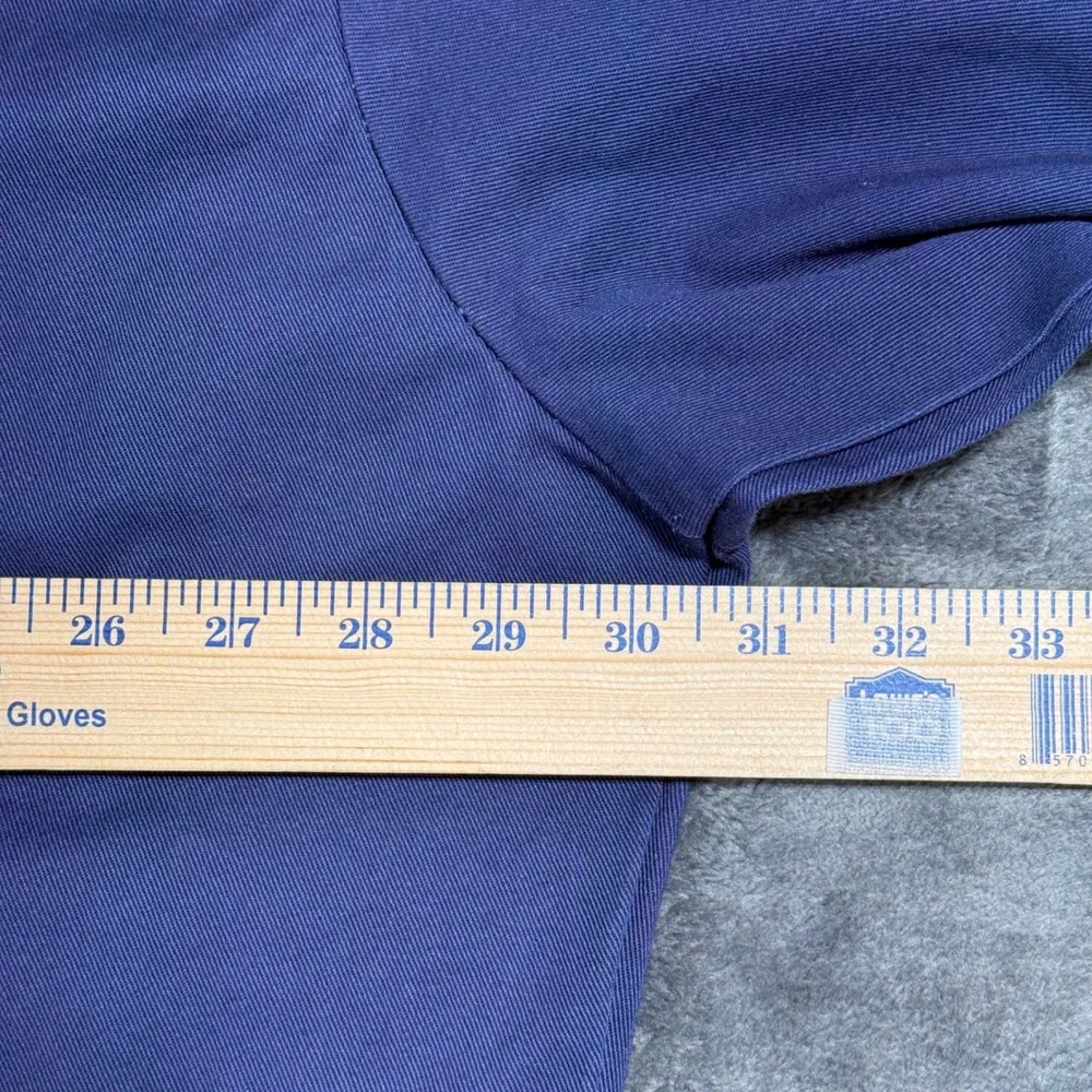GCA Work Coveralls Mens 58-RG‎ Navy Blue Cotton Twill Industrial Utility Suit